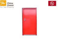 UL Listed Gal. Steel Self Closing Fireproof Steel Door/Red Painting Finish/ Customized Size
