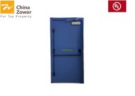 90 minute Fire Rated Steel Insulated Fire Door With Panic Bar/ Powder Coated Finish
