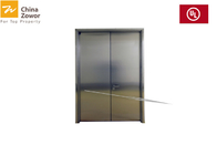 90 min 304 Stainless Steel Fire Rated Doors with Vision Panel For Industrial Use