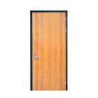 UL 1.5 Hour Fire Rated Double Swing Fire Safety Door With Vision Lite & Panic Bar