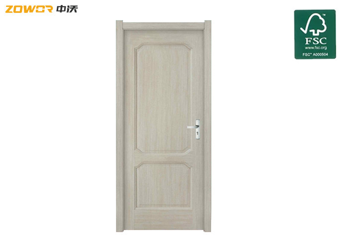 ISO9001 40mm Pine Residential HPL Paint Plain Wooden Door