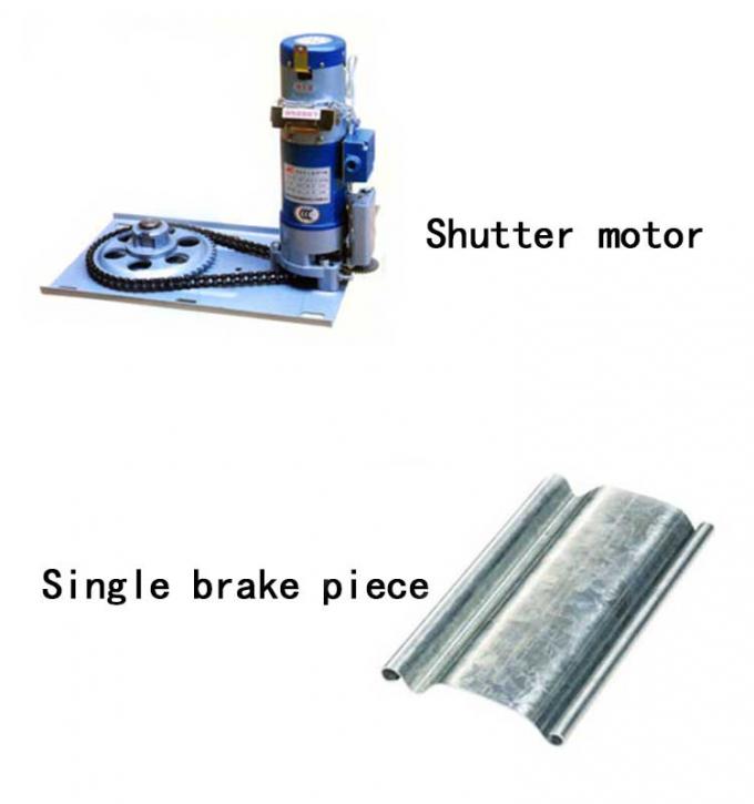 Steel Fire Rolling Shutter Door , White Fire Resistant Roller Shutters 1