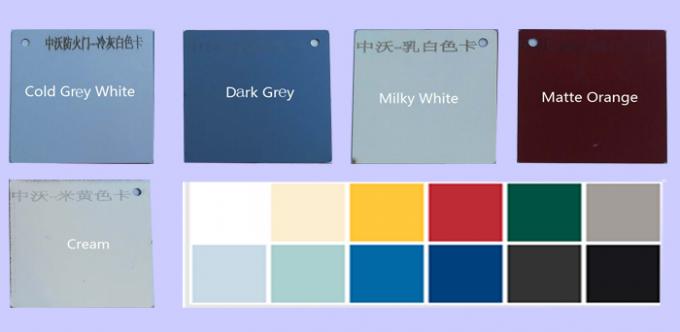 Single Swing Right/Left Hand 60 min Beige Particle Board Wood Fire Door With Steel Frame 0