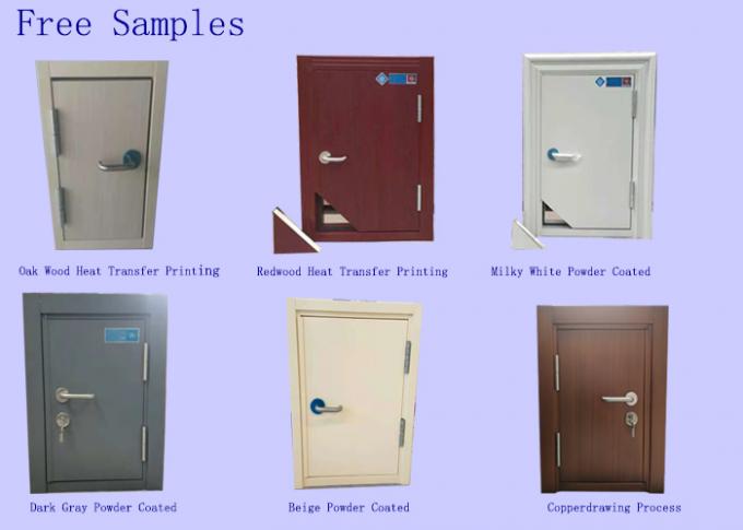 60 Minute 40/45mm Right Hand Red Mother And Son Veneered Wood Doors With Steel Frame 1