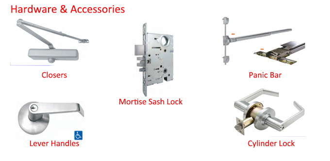 UL Certified 1 Hour Rated Fire Safety Door Fire Exit Door With Vision Panel/ Customized Size 1