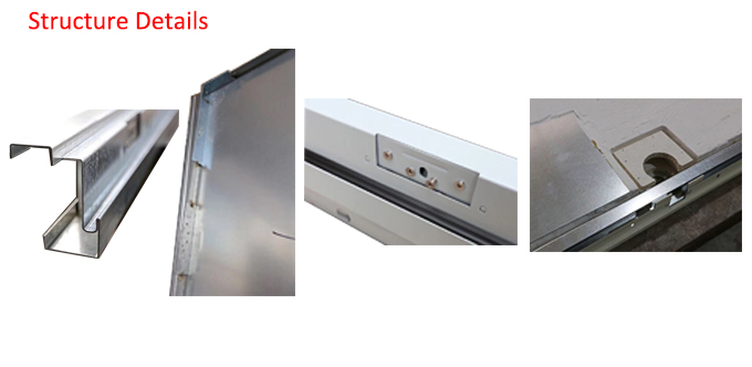 BS Standard Flush Panel Gal. Steel Insulated Fire Door/ 1 Hour Fire Rated Exterior Doors 1