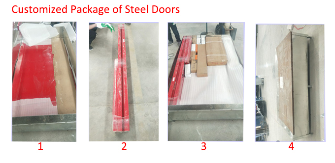 30/60/90 min Customized Silver 201/304 Stainless Steel Fire Door/ Max. Size 2100X2300mm 1