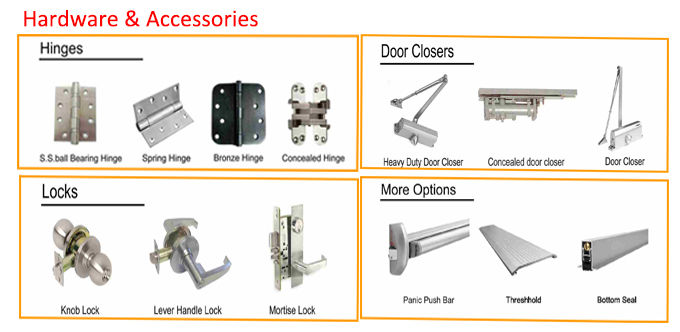 Particle Board Varnish Finished Plain Wooden Door 1