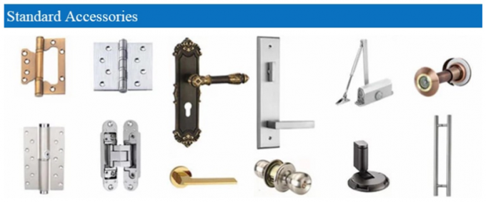 Entry Door Security Armored Stainless Steel Entrance Metal Front Door For Villa 2