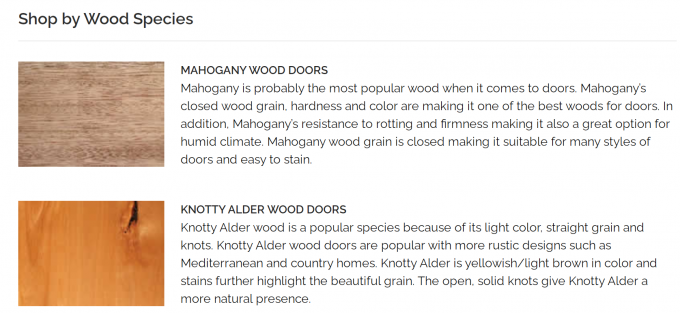 Hidden Hinge Solid Core Mahogany Plain Wooden Door 2