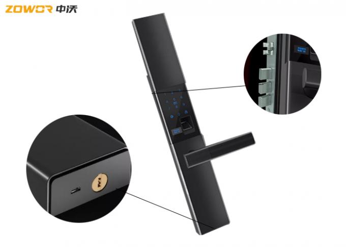 0.1s App WiFi Smart Card Apartment 180mA Smart Door Lock 0