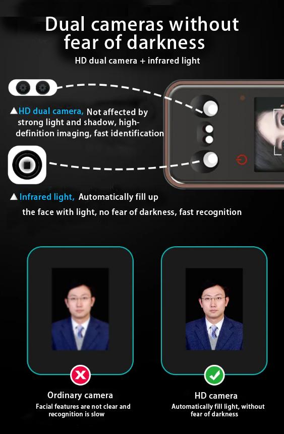 3C 110mm Fingerprint 0.1s Smart Digital Door Lock 2