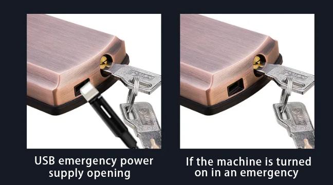 Anti Theft Push Pull W80mm Waterproof Smart Door Lock 1