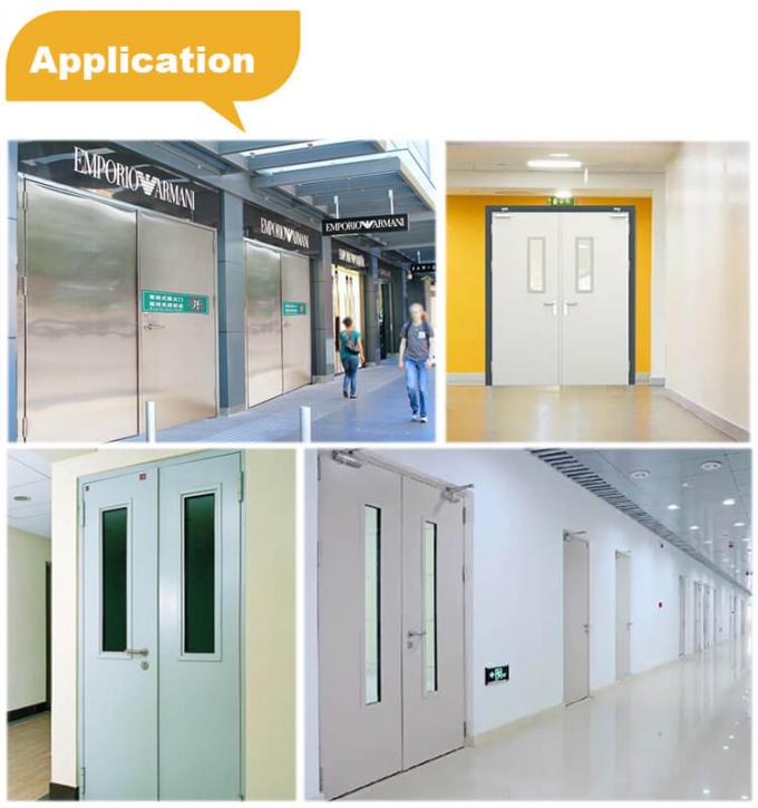 American Standard Single Leaf Fire Rated Exit Door With Panic Bar 0