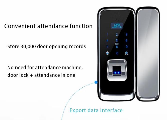 Smart Anti Theft Thumbprint Biometric WiFi Door Lock 2