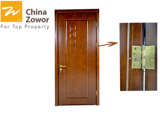 30/60 min Painting Finish Fire Resistant Wooden Door With Perlite Board Infilling