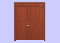 60 min Mother And Son Leaf 50 mm Veneered Wood Fire Door With Steel Frame