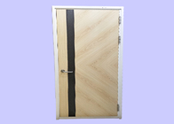 Single Swing Right/Left Hand 60 min Beige Particle Board Wood Fire Door With Steel Frame