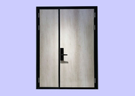 1 Hour Fire Rating Wood Fire Doors With Steel Frame For Apartment/ White Maple Veneer Finish