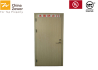 Laminating 1.5 Hr Fire Rated Commercial Wood Doors BS Certified