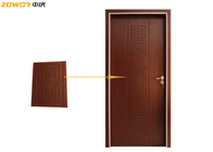 Custom PU Painted Curved Solid Wood Interior Doors