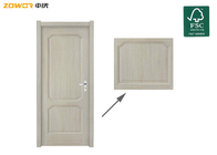 ISO9001 40mm Pine Residential HPL Paint Plain Wooden Door
