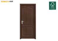20Kg/M2 Apartment Exit HDF Strip Oak Plain Wooden Door