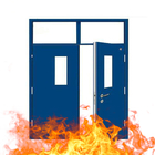 Powder Coating 60min Fireproof Galvanized Steel Exit Door
