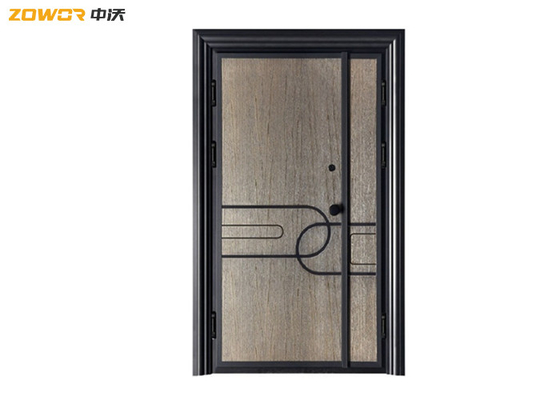 Swing Opening Composite Steel Villa Entrance Door Soundproof