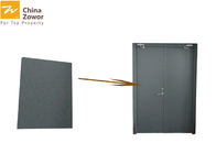 High Decoration Galvanized Steel PVC/ Powder Coated Commercial Double Fire Safety Doors 76 x 82
