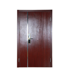 BS Steel  Fire Rated  door1 Hour With Wired Glass/ RAL Color/ 45mm Thick