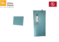 Red Powder Coating Self Closing Commercial Fire Rated Doors/ Steel Doors/ 45 mm Thick