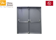 Steel FD30 fire door with fireproof glass color can be customized