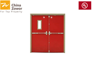 1 Hour Rated Gal. Steel Insulated Fire Door For Commercial Buildings/ Powder Coated Finish
