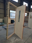 Steel FD60 Fire Door With Fireproof Glass Color Can Be Customized