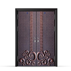 Luxury Main Front Exterior Door Design Aluminum Door 120/150 Min