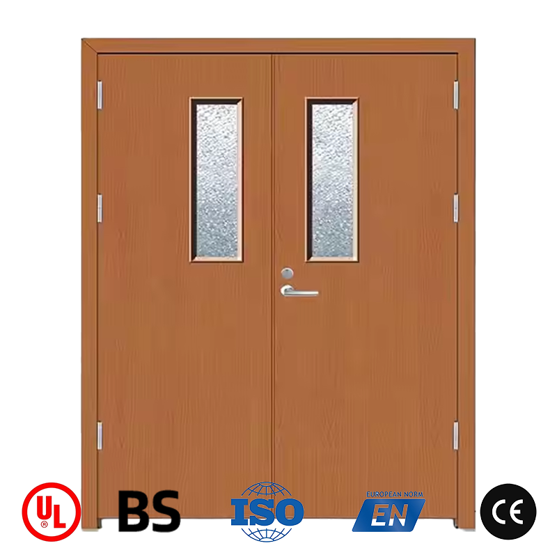 Modern Design Stainless Steel Fire Doors Fire-rated Escape Doors with Nylon Screen Zowor Brand