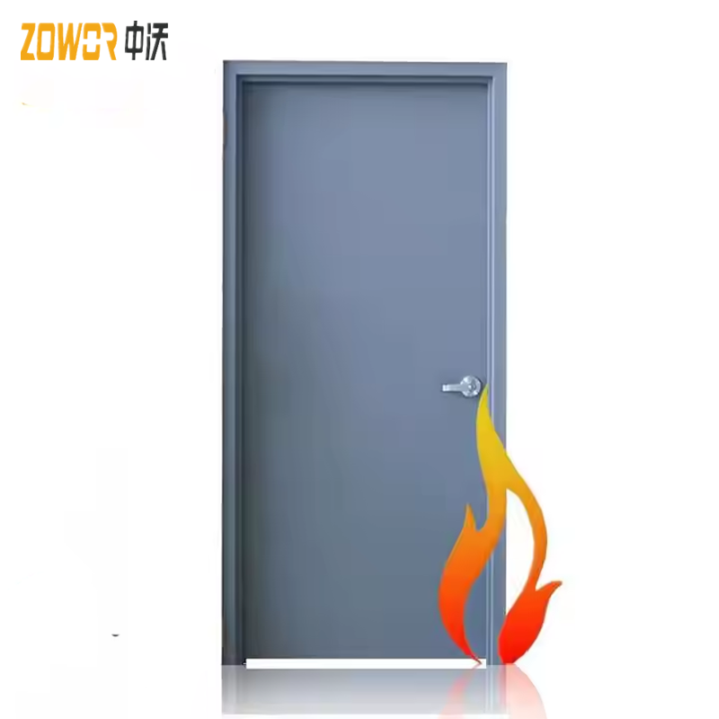 Modern Steel Entry Fire Door for Outdoor Houses Secure Design Simple Style From a Chinese Factory