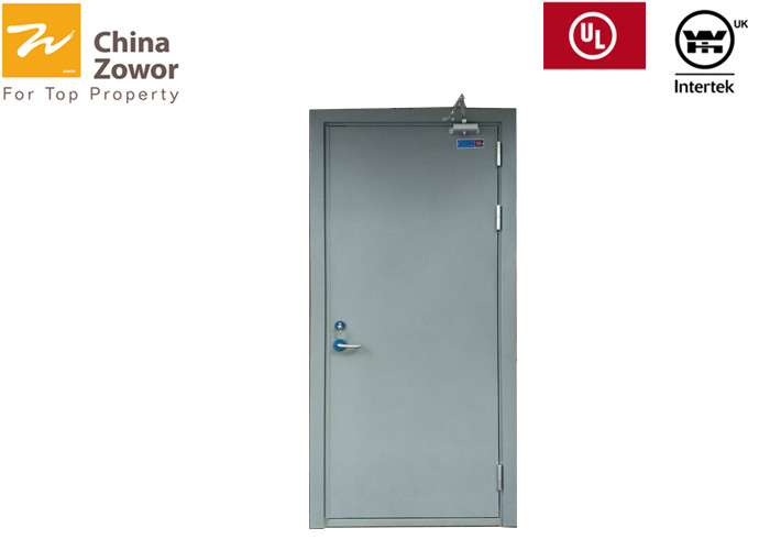 1 Hour Fire Rated Steel Insulated Fire Exterior Doors For