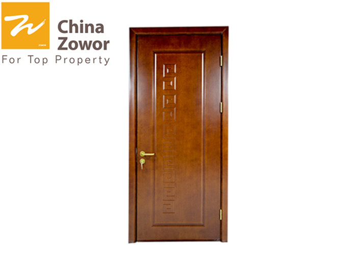 30 60 Min Painting Finish Fire Resistant Wooden Door With Perlite Board Infilling