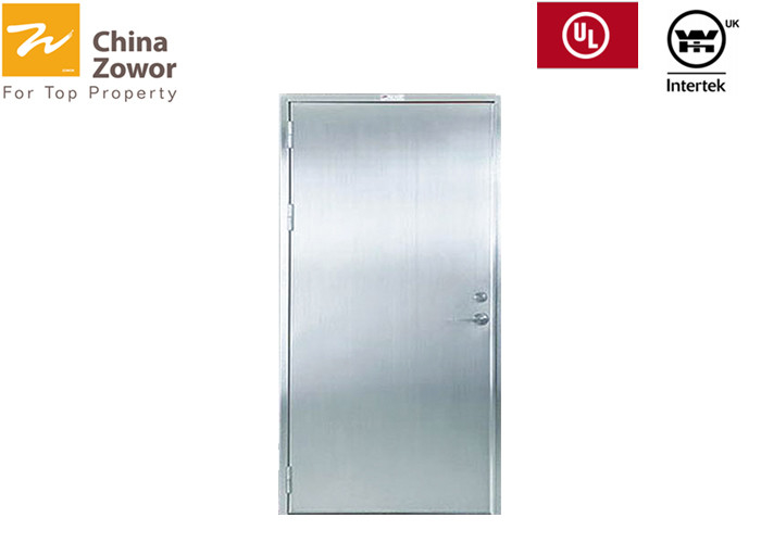 Single Swing 90 Min Flat Panel 304 Stainless Steel Fire Rated