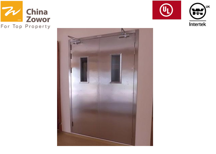 1 5 Hour Fire Rated Double Swing Stainless Steel Fire Rated