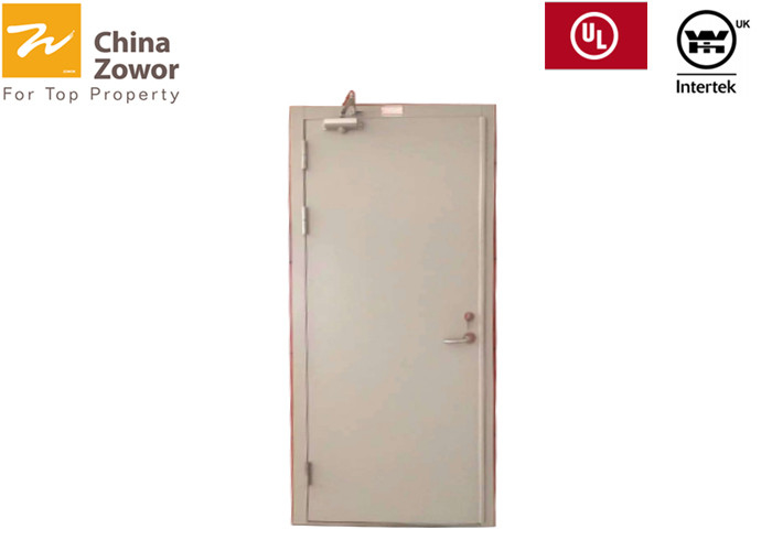 Single Swing Right Hand 40 Mm Steel Panel Fd30 Fire Door In Steel