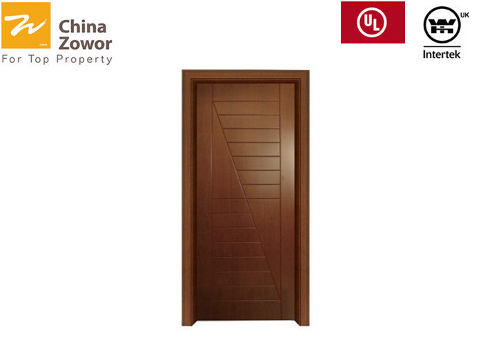 Bs476 Baking Paint Flush Panel Wooden Fire Doors For Apartment Various Colors Size 3 X 7