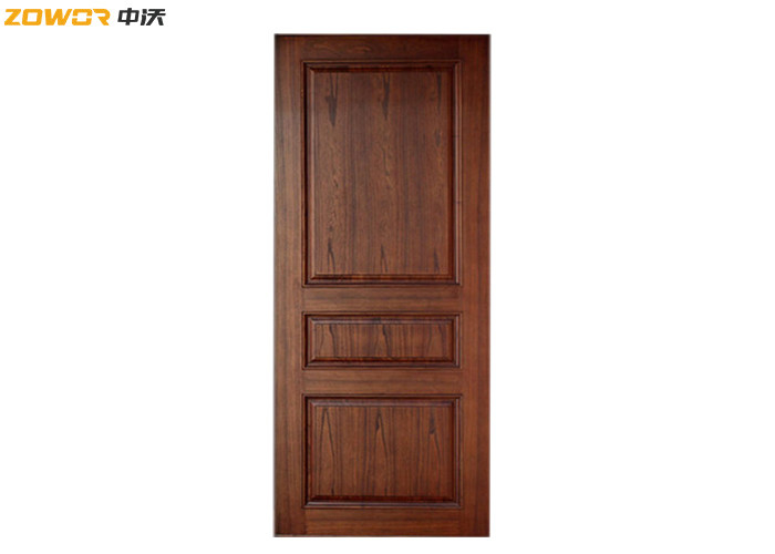 PU Painting 3 Panel 100mm Frame Plain Wooden Door