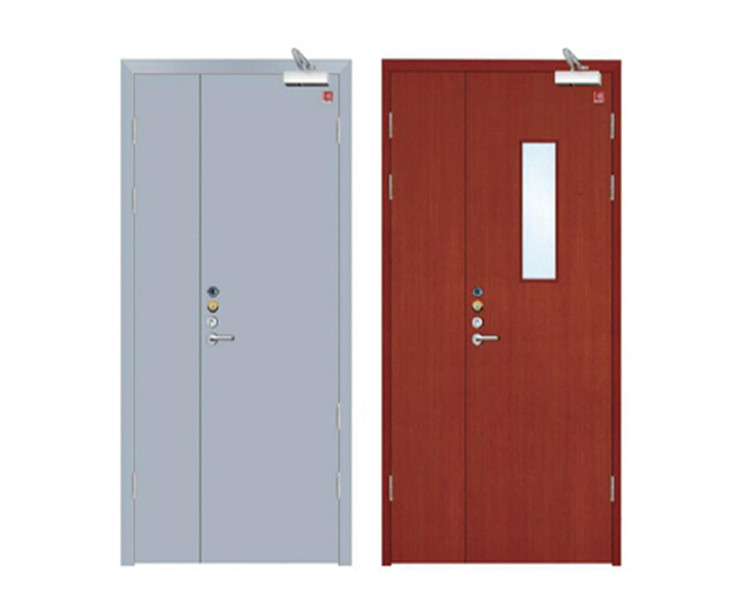 Security Galvanized Fireproof Steel Door 180 Minute Fire Rated Doors