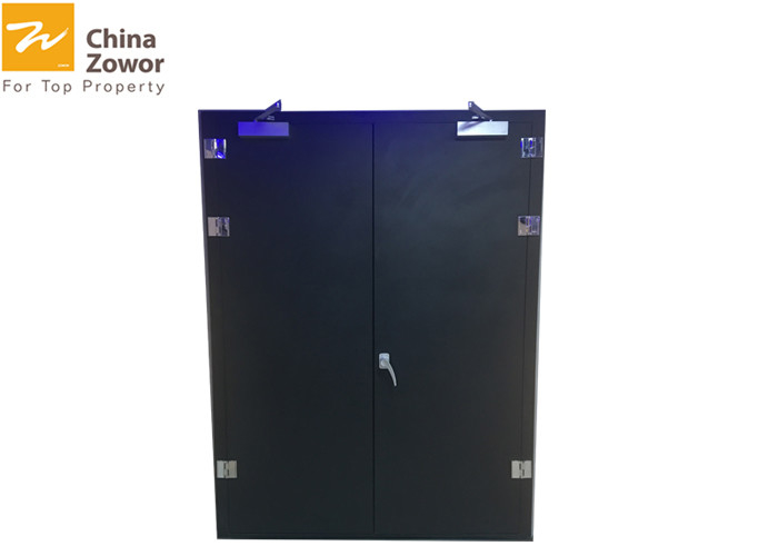 90 Min Double Opened Galvanized Steel 32 dB Acoustic Fire Safety Door in Quatar
