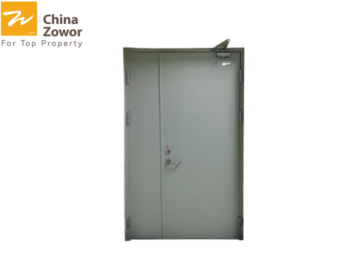 BS476 Approved Steel Insulated 1 Hour Fire Rated Doors/ Customized Size