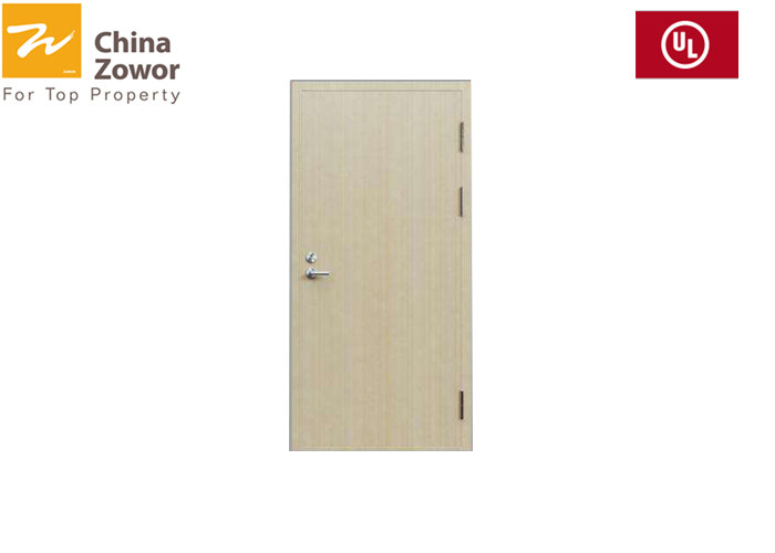 BS476 Tested Fire Resistant Wooden Doors With Vision For Commercial Bulidings/ HPL Finish/ 45/52mm Thick