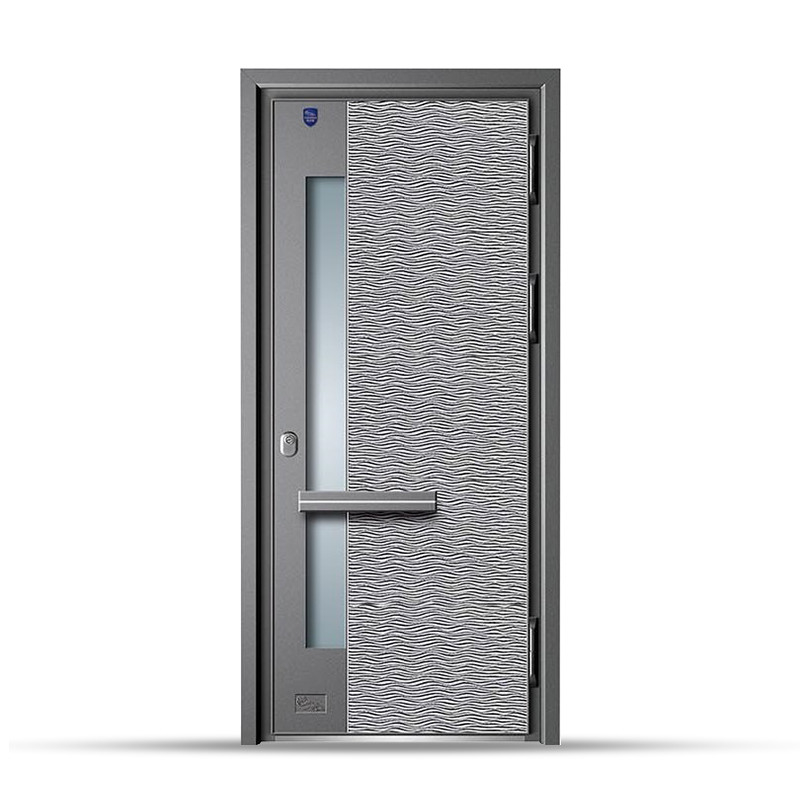 Villa exit door single double leaf steel door exterior front secuirty door